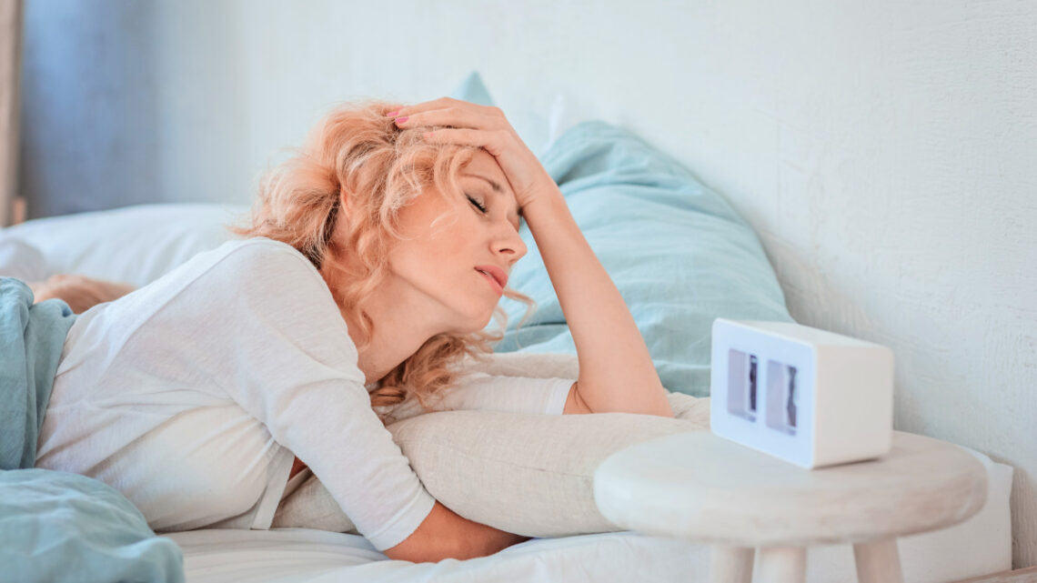 woman suffering from morning fatigue