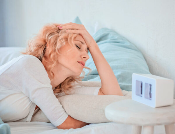 woman suffering from morning fatigue