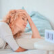 woman suffering from morning fatigue